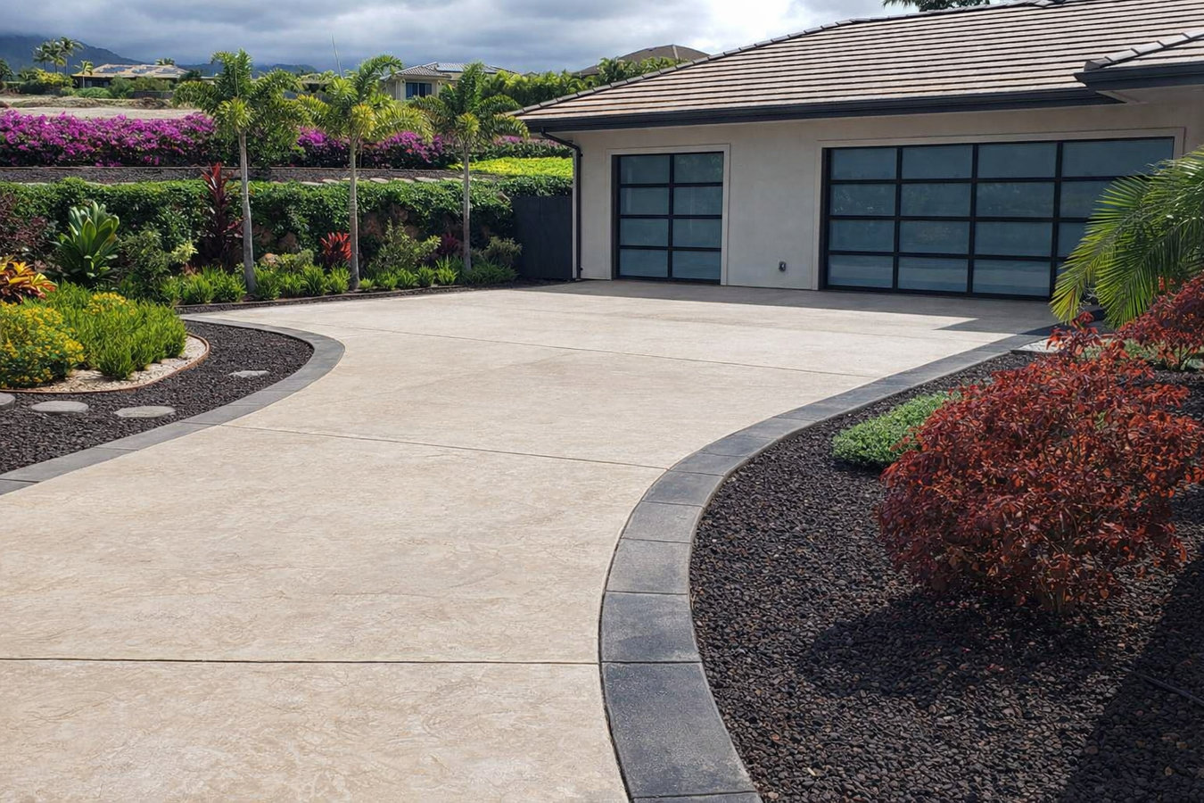 Concrete driveway building in West Haven, CT